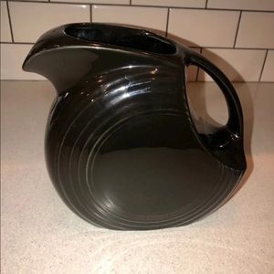 Black Fiesta pitcher | vintage | retired